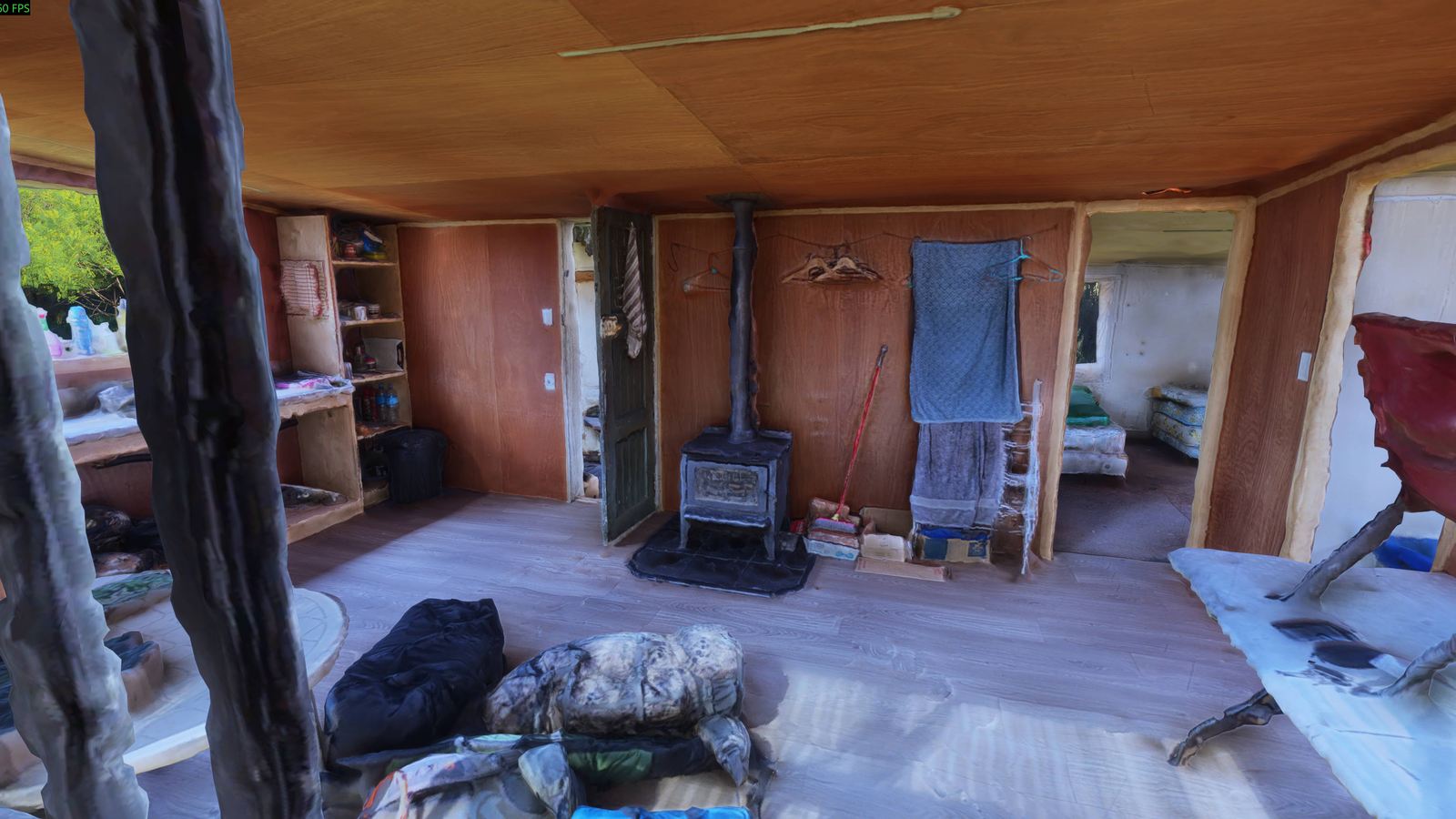 Photogrammetry render of Oamaru Private Hut II in Microsoft Flight Simulator