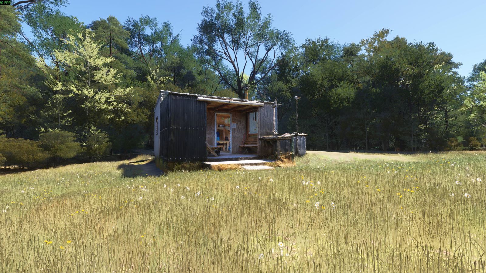 Photogrammetry render of Tauranga Taupo Hut in Microsoft Flight Simulator