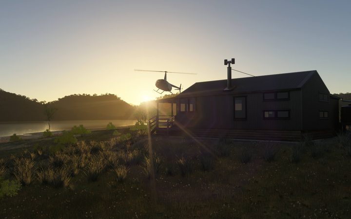 Fiordland National Park Huts scenery for Microsoft Flight Simulator